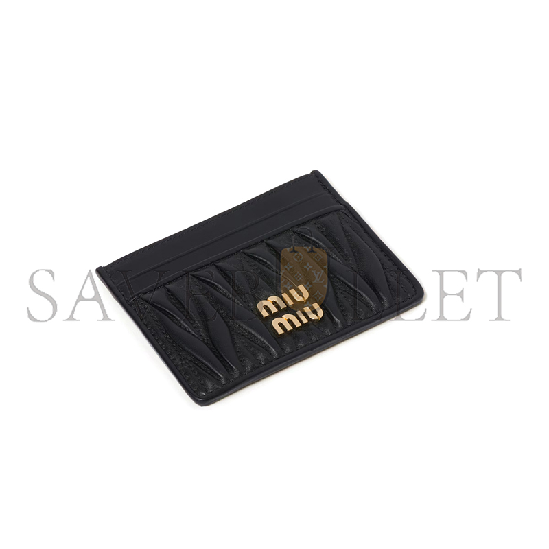 M1v M1v matelassÉ nappa leather card holder 5mc076 (10.5*8cm)